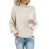 10 farben Frauen Mode Pullover Winter Lose Schildkröte Hals Gestrickte Pullover Lange Ärmel Einfarbig Top Frauen Herbst Weibliche Pullover