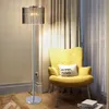 Personnalité créative led cristal lampadaire moderne minimaliste créatif led lampadaire pour salon chambre vertical long pôle lampadaire