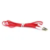 3.5mm Colorful flat type Car Aux cable for Samsung Android phone pc mp3