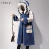 Thicking Autunno Inverno rivestimento della pelliccia Donne lungo Giubbotto imbottito cappotto femminile monopetto Dritto Ropa de invierno para mujer 2018