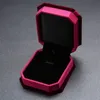 High Quality Plush Velvet Engagement Wedding Necklace Deluxe Gift Jewelry Box Necklace Pendant Storage Holder Cases