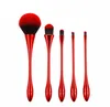 10st Liten midja Makeup Brushes Beauty Tools Goblet Loose Powder Blush Brush Make Up Tool Gratis Ship 20