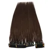 VMAE Hoge kwaliteit Natuurlijke zwarte blondebruine kleur Cuticure uitgelijnd Remy Dubbel getrokken 6d Tweede Pre Bonded Braziliaans Human Hair Ext4342366