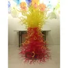 Murano Style Glass Flower Floor Lamps Loft Design Modernblåst glasskulpturbelysning LED Standing Light for Hotel Luxury