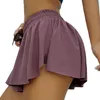 New Womens Comfy Drawstring Skorts Solid Pleated Tennis Skirt Builtin Workout Shorts Women039s Sport Athletic Yoga Skirted Sho10348580430