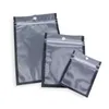 Black Plastic Bag Poly OPP Packing Zipper Zipper Retail Clear Packages Gift Packing Bags Jewelry Food Electronic Product Plastic g3665733