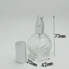 10ml Mini Portable Transparent Glass Perfume Bottle With Spray&Empty Parfum Cosmetic Case Fast Shipping F2095