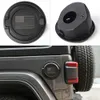 Coperchio serbatoio carburante Bandiera americana nera per Jeep Wrangler JL 2018+ Accessori esterni auto Metallo ABS