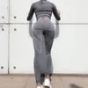 2 ADET Yeni Dikişsiz Yoga Seti Kadınlar Spor Giyim Spor Kadın Spor Tayt Yastıklı Push Up Legging Spor Sutyen Spor Suits