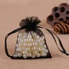 15*20cm mesh Organza Bags Jewelry Gift Pouch Wedding Party Xmas Gift candy drawstring bags package bags necklace earring Jewelry Pouches