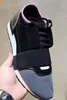 Mode Man Vrouw Klassieke Casual Schoenen Designer Sneaker Echt Leer Mesh spitse neus Race Runner Schoenen Outdoors Trainers