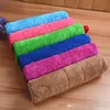 Polyester Coral Fleece Cleaning Cloths Double Sided Absorbent Scouring Pad Kitchen Thickened Quick Dry Dish Towels Wash Towels BH2211 TQQ