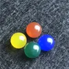 Ny 6mm TERP PEARL Infogar Jade Ball med röd grön blå gul Ruby Diamond Quartz Banger Terp Pearl Infoga Ball
