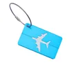 anti-lost luggage ID card Aircraft Plane Luggage ID Tags Boarding Travel Address ID Card Case Bag Labels Card Dog Tag Collection label