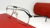 Nieuwe mode-ontwerper optische bril 0102 vierkant frame eenvoudige retro-stijl transparante lenzen kunnen worden uitgerust met gla304s op sterkte