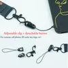 Keychains Cute music Guitar Neck Strap Lanyard Mobile Phone Charms Key Chain Camera ID Badge Holder soft fabric Lariat Gift