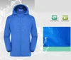 Moda de pele seca rápida impermeável windbreaker protetor solar anti-uv casacos ao ar livre vestuário esportivo de acampamento jaqueta de pele 10 pcs por lote
