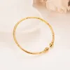 Kan öppna mode dubai armband smycken solid fin gul guld fylld dubai armband för tjej student dotter afrika arabiska artiklar5481729