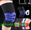 Sports kneepad breathable silicone knitted elastic compression Discount shinguard fitness patella belt men women Soccer football Basketball
