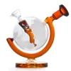 Glasbong Dab Rig Wasserpfeifen 5,7 Zoll Shishas Globe Recycler Bubbler mit Schüssel Ölbohrinsel Rauchzubehör