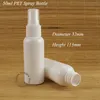 30 stks / partij Promotie 50ml Plastic Spray Fles Wit Huisdier Verstuiver Dames Cosmetische 5 / 3OZ Container Parfum Vulbare verpakking