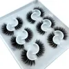 NOVO 6 pares 100% real Mink cílios 3D Natural cílios postiços 3d Mink Lashes macia pestana Extensão Kit de maquiagem Cílios