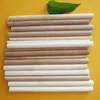 Natural bolha de bambu conjunto de tubo de palha de chá reutilizável com logotipo caso e mais limpo escova de massa personalizado