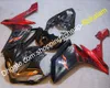 07 08 YZFR1 MOTO BODY FAIRING FÖR YAMAHA YZF1000 R1 2007 2008 YZF 1000 Röda Black Bodyworks Fairings (formsprutning)