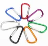 Klättringsknapp Carabiner Keychain Mini Aluminium Multitool Slitstark Camping Vandring Key Ring Chain Snap Clip Hooks EDC Key Holder Rings