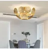 LEDライトシャンデリア照明屋内照明創造的な光の高級蓮の葉の新しい中国の天井ライトホテルゲストベッドルームシャンデリア