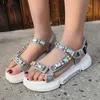 Горячая распродажа новая мода летние пляжные сандалии обувь женщины