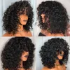 Korte Blunt Cut Water Wave Bob 360 Kant Frontale Pruiken Met Pony Pixie Pre Geplukt Menselijk Haar Remy Sluiting Pruiken voor Zwarte Vrouwen4648416