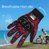 Мотоцикл езда перчатки четыре сезона универсальный Мото анти-скольжения дышащий летом открытый Спортивные перчатки черный красный синий HHA273