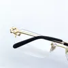 Дизайнерские очки для глаз рамки мужские женские модельер -дизайнер оптический ретро -метал прозрачный
