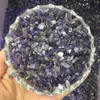 100g 천연 자수정 결정 자갈 자전거 amethystine quartz 생일 보석 수정 칩 치유 미네랄 geausing for decor1874790