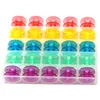 Atacado-25pcs plástico vazio Bobbins Máquina de costura Spools Caixa de plástico Armazenamento para casa Needlework Ferramenta Acessórios de costura AA7246