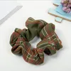 Scrunchie Fascia elasticizzata Dot Plaid Scrunchies Fasce elastiche per capelli da donna Cravatte per capelli per ragazze Scrunchy Coda di cavallo Accessori per capelli9416196