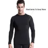 Heren thermische ondergoed fluwelen winter mannen tops dikke 2021 warme compressie lange mouw t-shirts strak shirt voor de mens