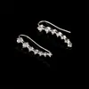 Dangle Marquise boucles d'oreilles de mariage pour les mariées demoiselles d'honneur clous de mariée grappe boucle d'oreille femmes cadeaux de bal