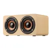 Retro Wooden Bluetooth Speaker HIFI Wireless Dual Loud Speakers 3D Surround Speaker Voice Prompt Function TF Card hands speak4134611