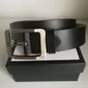 Cintura di alta qualità in vera pelle di moda per uomo e donna Cinture di lusso nere con fibbia dorata serpente con scatola2485878