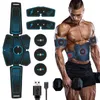 Full Set EMS Wireless Muscle Stimulator Trainer Smart Fitness Abdominal Training Hip Trainer Machine Electric Muscle Stimulator2681440735