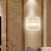 Lampada da parete postmoderna in cristallo personalità creativa soggiorno camera da letto lampada da comodino lampada da parete corridoio minimalista luci del bagno