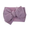 Hot Sales Infantil Headband Recém-nascido Bebê Meninas Meninas Bowknot Solid Hairband Kids Soft Headwear Escolha cores