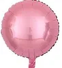 18 tums rund aluminiumfiol ballong monokrom jul dekoration helium ballong bröllop ballonger