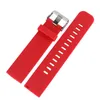 Black/Gray/Blue/Red Silicone Strap Replacement Watch Accessory 20mm/22mm Rubber Wristband Bracelet Waterproof Band Quick Release Bars