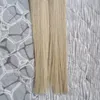 Straight Micro Beads None Remy Nano Ring Links Human Hair Extensions 100g