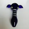 Partihandel Elephant Head Glas Handrör Rökning Tillbehör DAB Tool Oljebrännare Bong