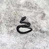 1PC New Punk Vintage Snake Free Ring For Women Men Gothic Rock Hip Hop Black Silver Color Animals Open Finger Ring Jewelry R148