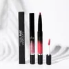 HANDAIYAN 2 In 1 Matte Lip Gloss + Lip Liner Pencils 14 Color Waterproof Long Lasting Pigments Nude Color Pen makeup DHL free